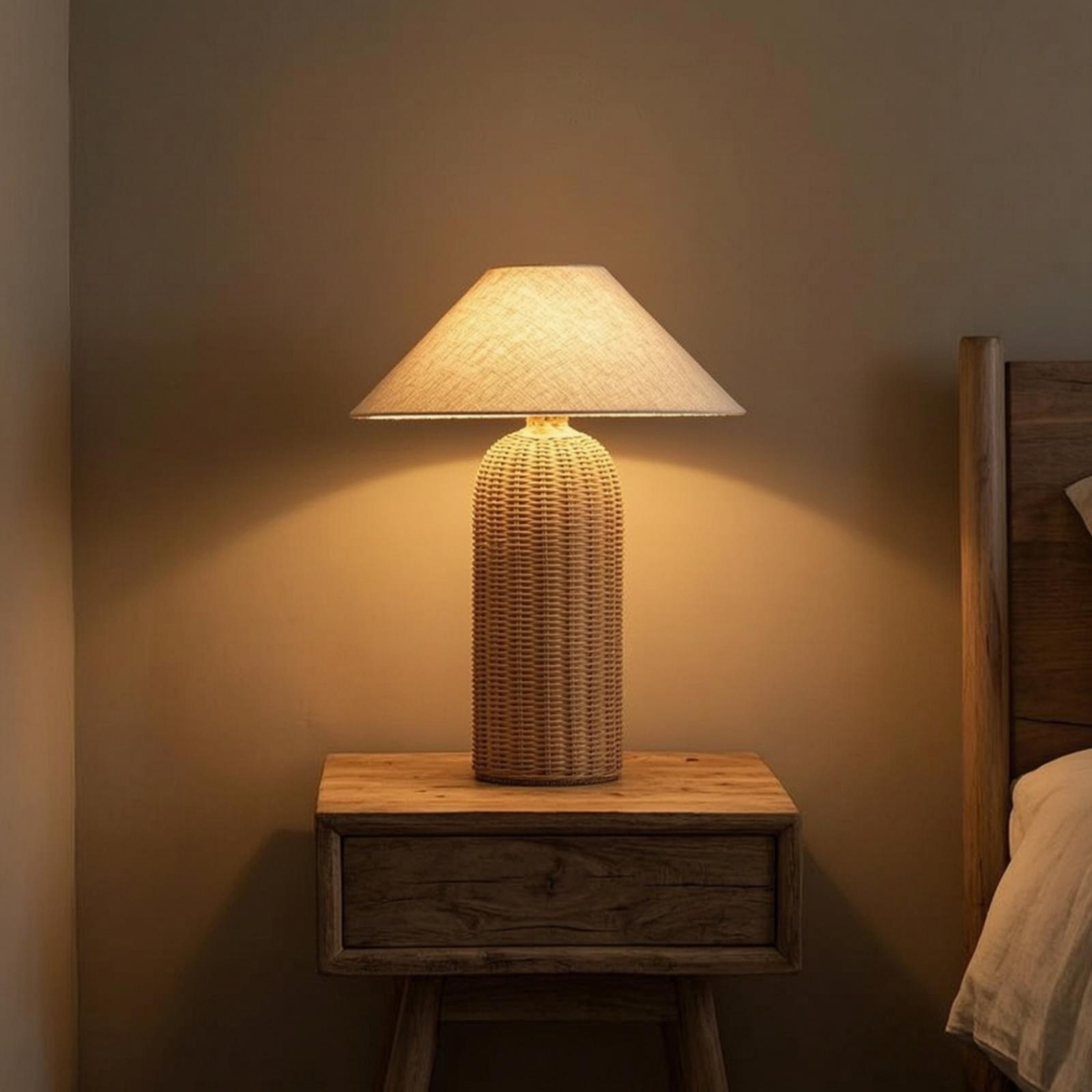 Home Textile - Lampe de chevet avec base en