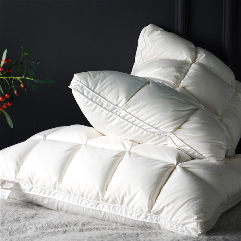 Home Textiles Premium - Oreiller en duvet d'oie naturel haut