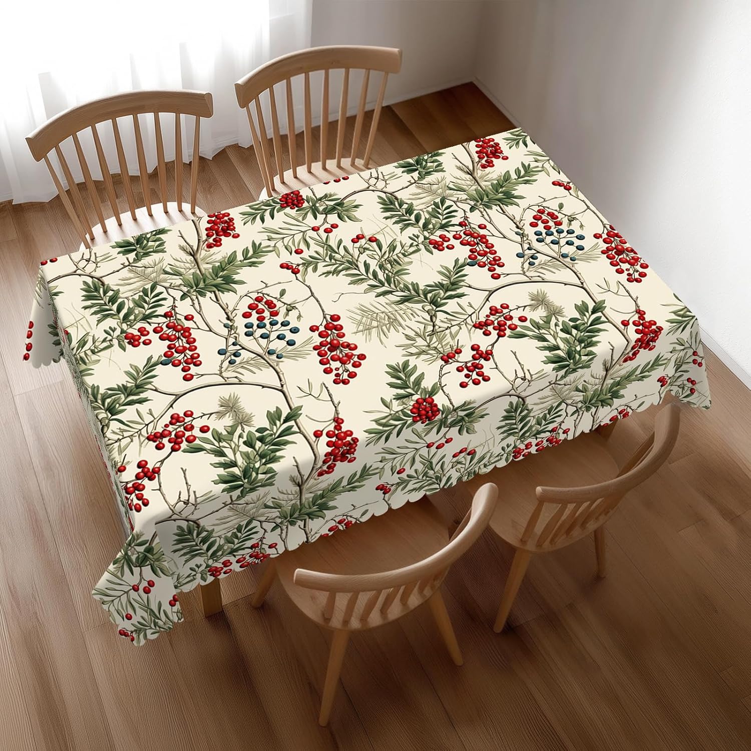 Nappe de Noël en aquarelle mot - Home Textiles Premium avis et prix