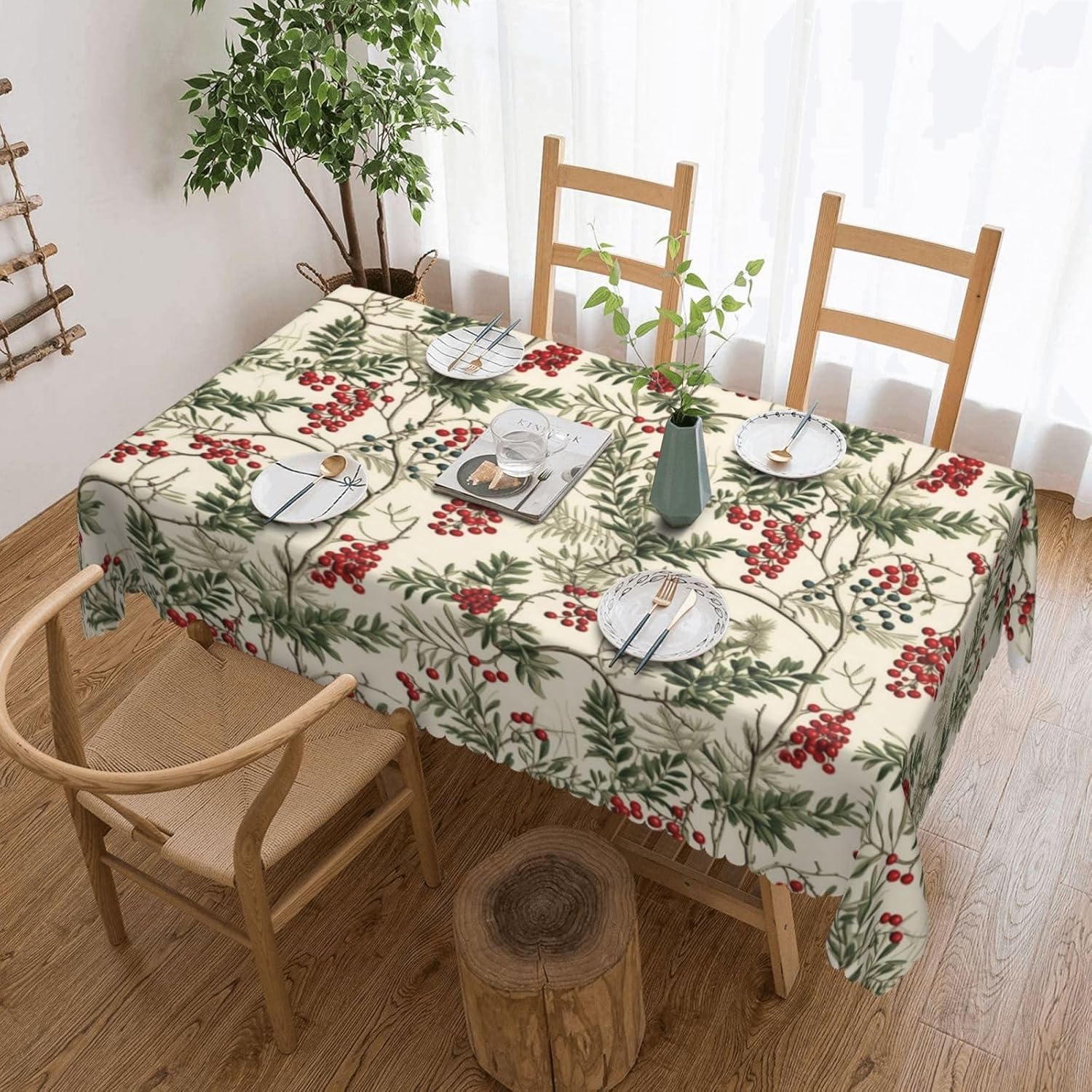 Nappe de Noël en aquarelle mot - Home Textiles Premium avis et prix
