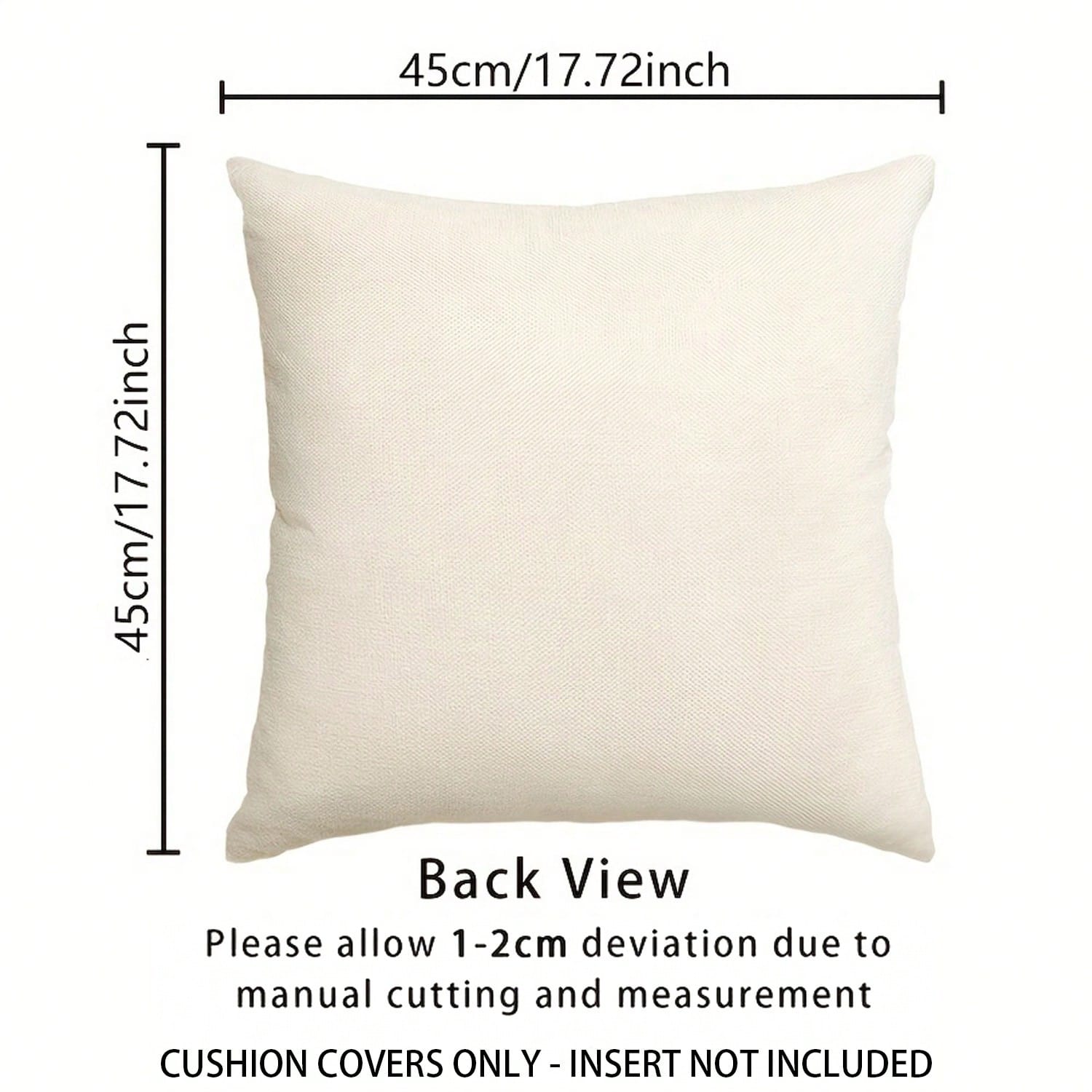 1 pièce/2 pièces, taie d'oreil - Pillow Insert 18X18 avis et prix