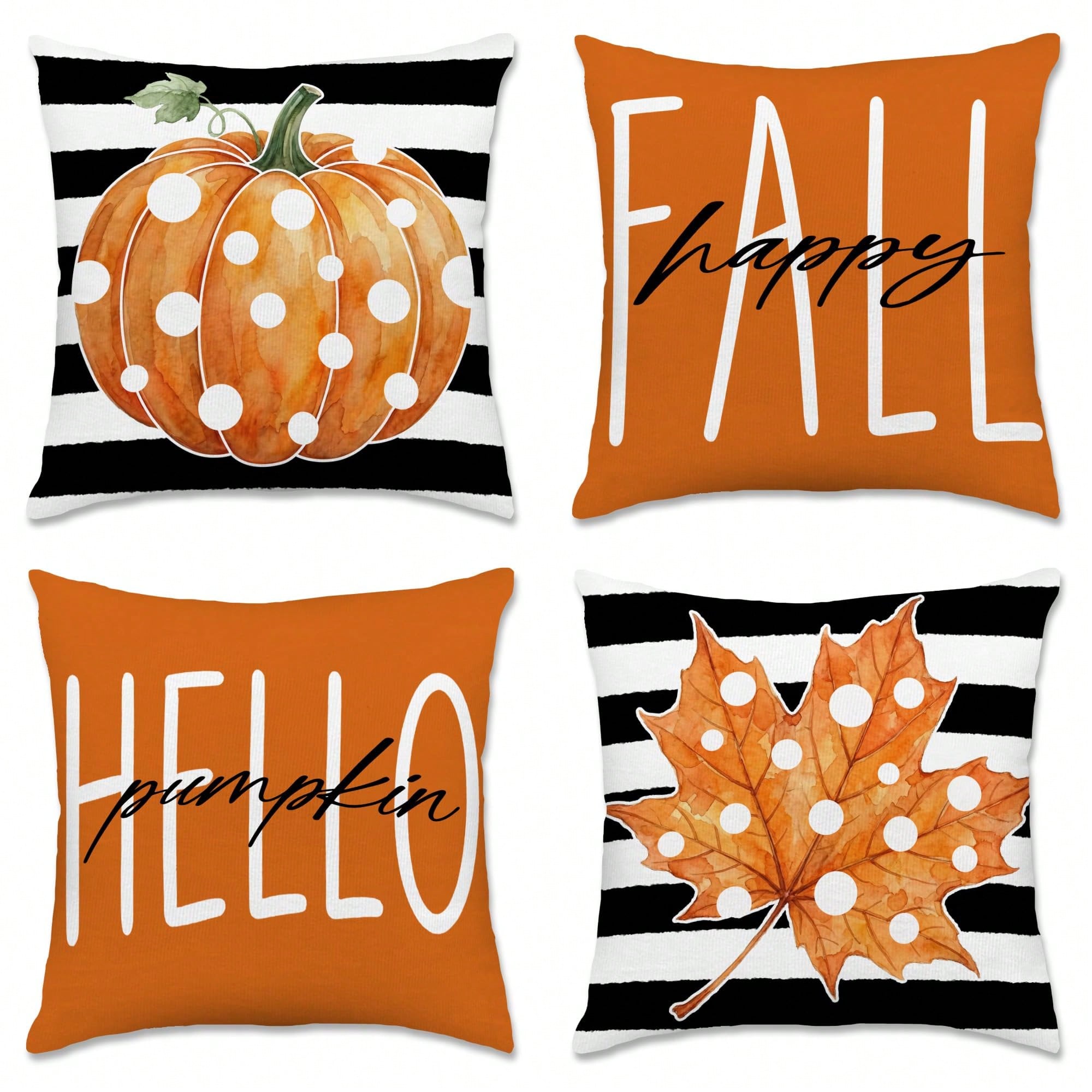 4 housses de coussin d'automne - Pillow Insert 18X18 avis et prix