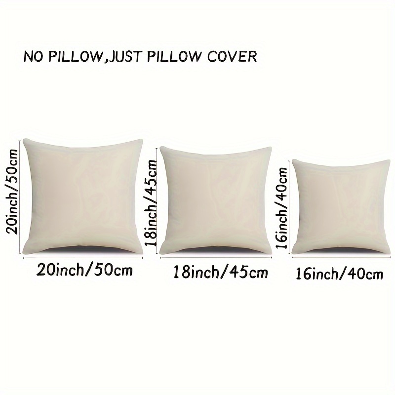 1 pièce de housse de coussin d - Pillow Insert 18X18 avis et prix