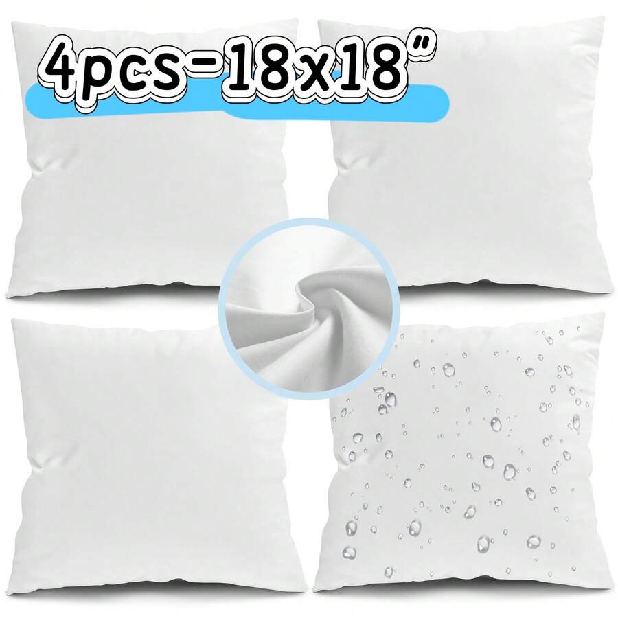 Lot de 4 coussins d'appoint po - Pillow Insert 18X18 avis et prix