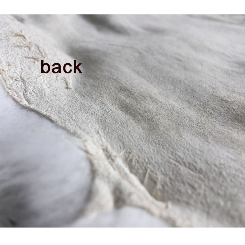 Fourrure de lapin en cuir véri - Home Textiles Sale avis et prix